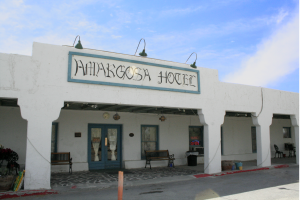 Entrance to Amargosa Hotel