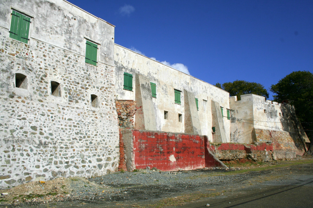 Side View of Fort Christian St Thomas