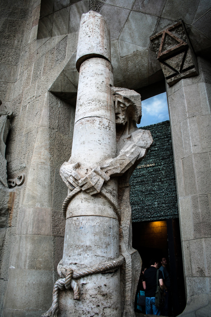 Sagrada Familia Statue at Entrance