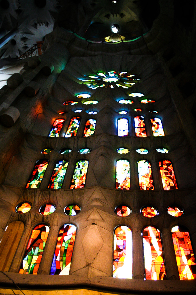 Sagrada Familia Stained Glass Window